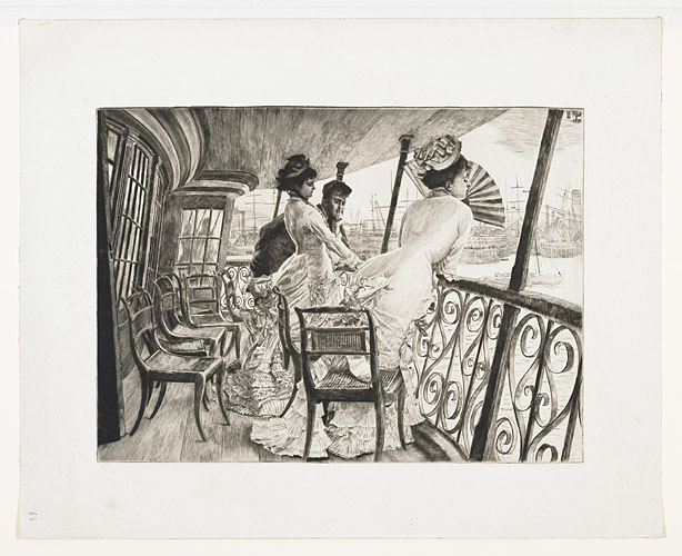 La galerie du "Calcutta" (Souvenir d'un bal à bord)