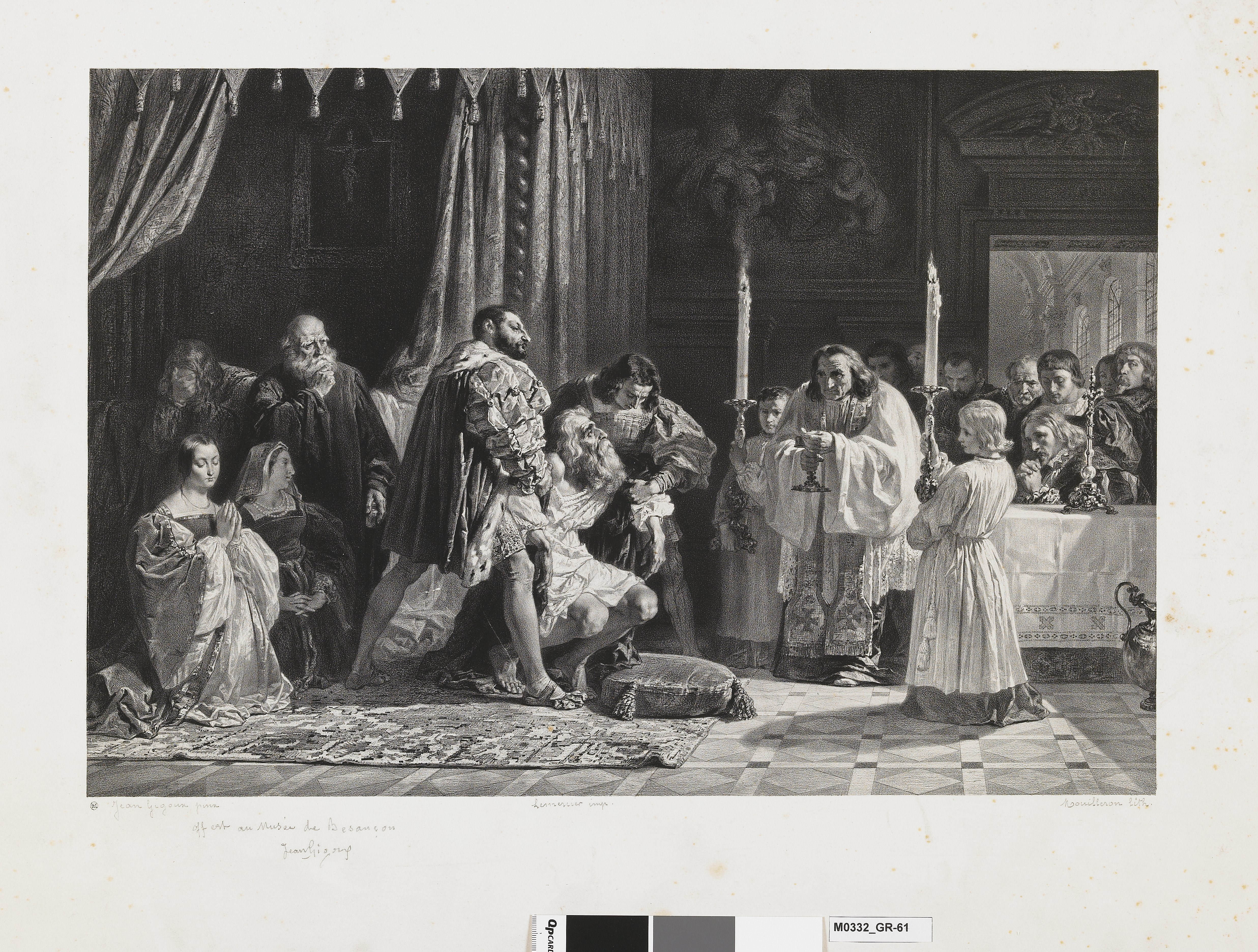 Les derniers moments de Léonard de Vinci