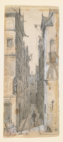 Ruelles bordées de maisons moyennageuses