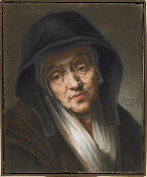 Portrait de vieille femme