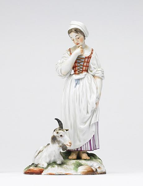 Bergère et sa chèvre