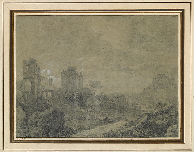 Château fort avec des ruines