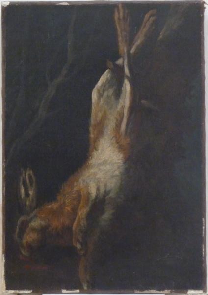 Lièvre suspendu