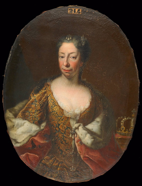 Portrait d'Anne-Marie d'Orléans, duchesse de Savoie, épouse du duc Victor-Amédée II