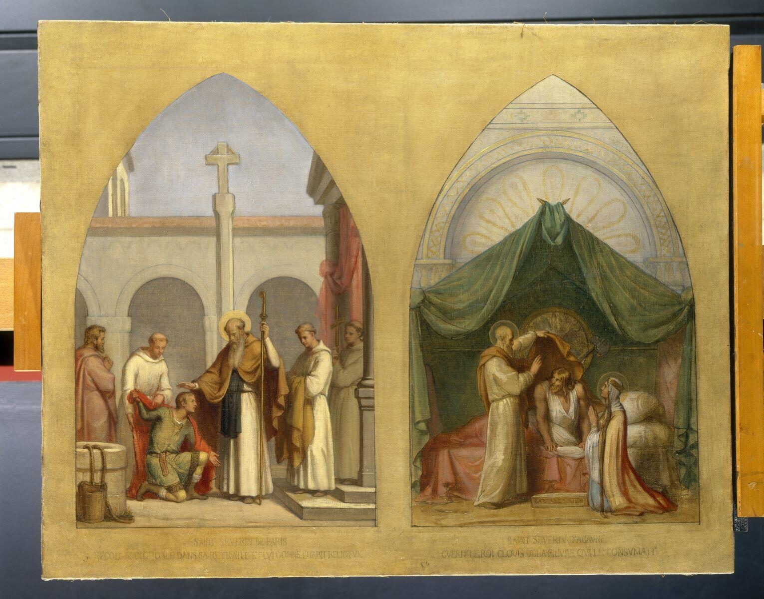 Scènes de la vie de saint Séverin de Paris et de saint Séverin d'Agaune