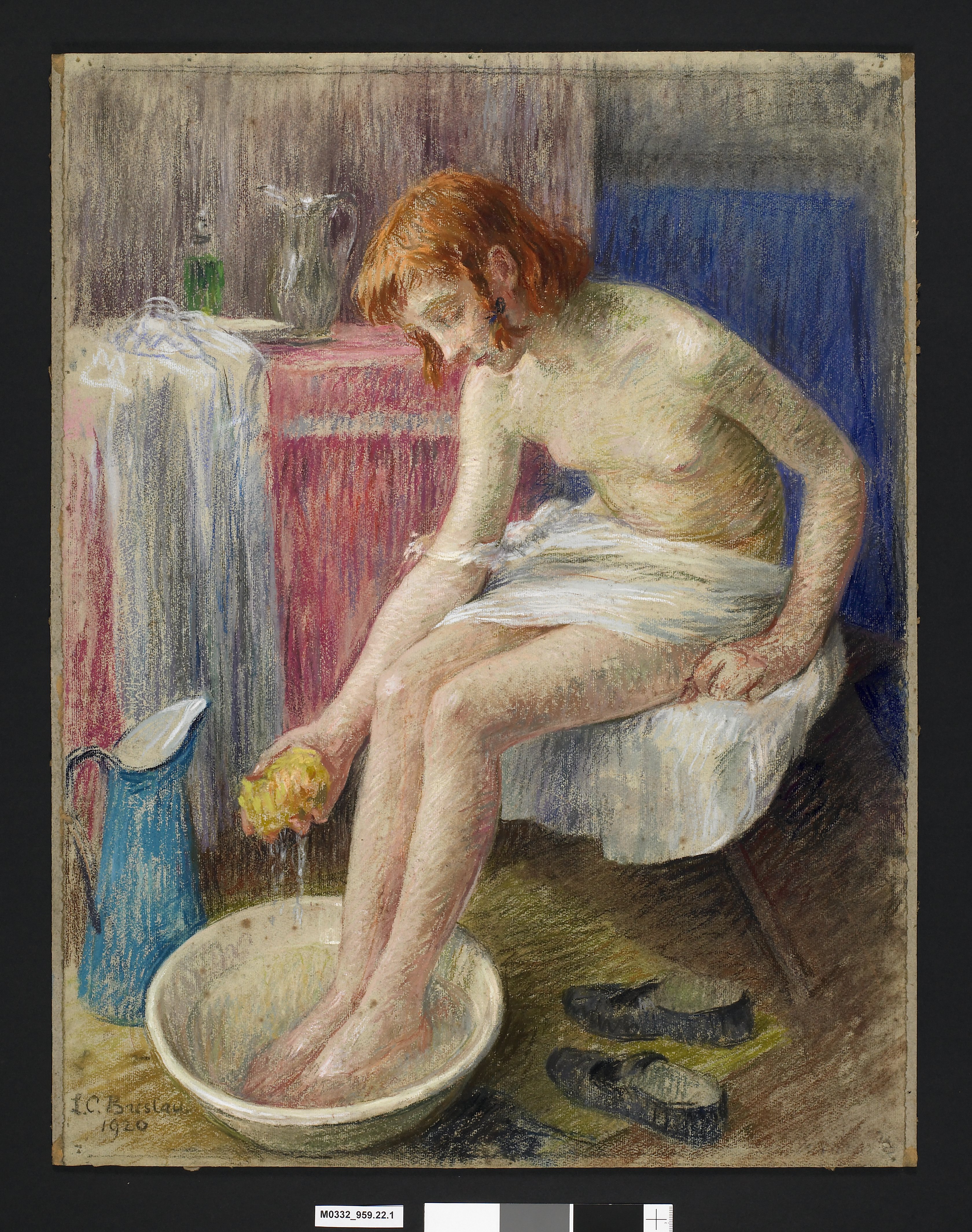 Le bain de pieds