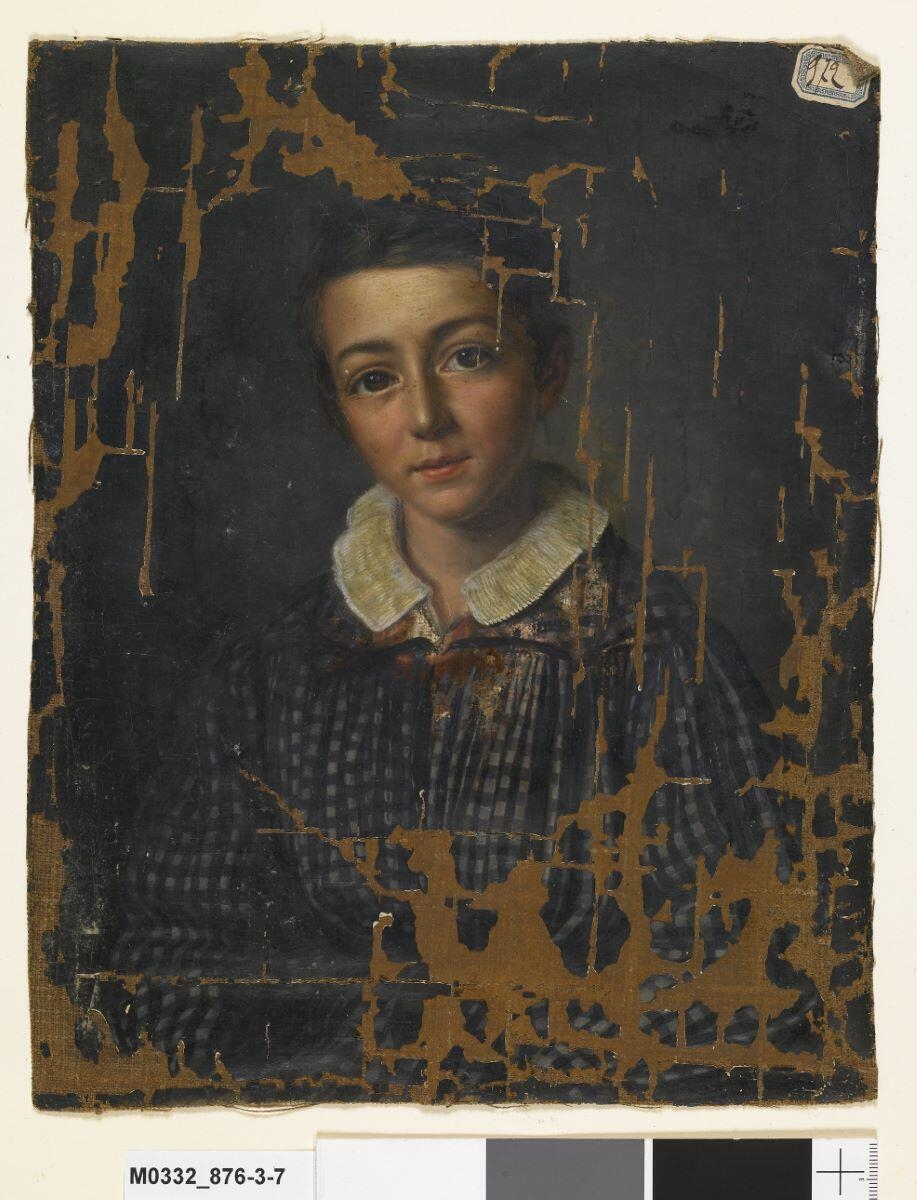 Jeune garçon en buste