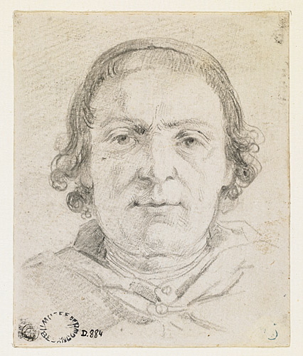 Tête d'homme vu de face