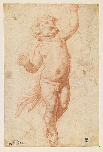 Enfant qui s'élance, en équilibre sur un pied