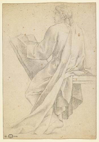 Etude d'homme assis