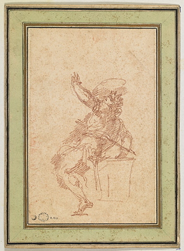 Etude de personnage assis