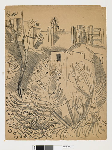 Toits de Paris depuis l'atelier de la rue Séguier