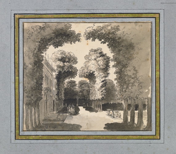 Allée d'arbres