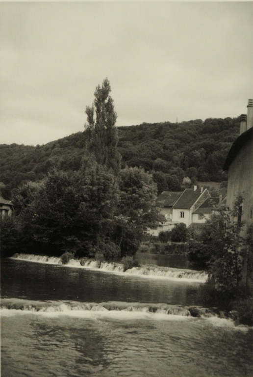 Arbois 2008, la Cuisance, vue sur deux barrages