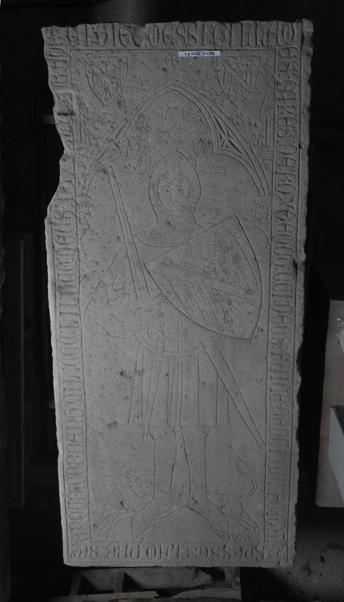 Dalle tumulaire de Guillaume de Rougemont