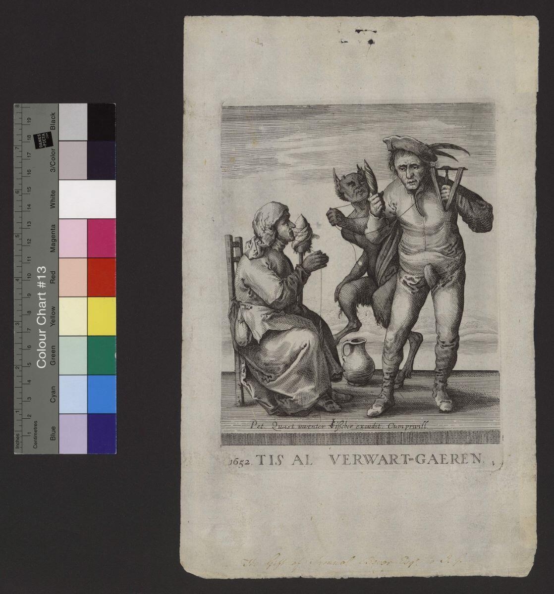 1ère planche de la suite "Mendiants et paysans"