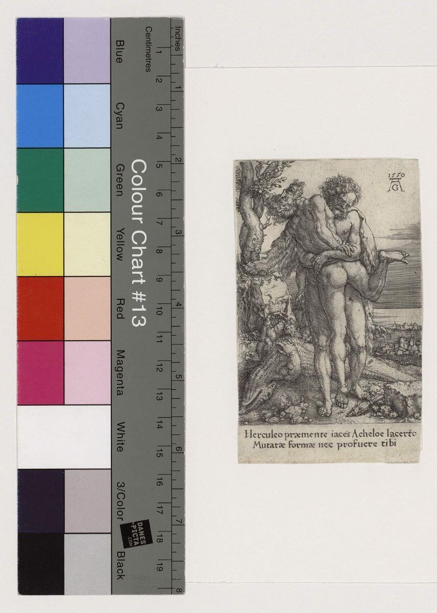 Hercule combattant le dieu marin Acheloüs