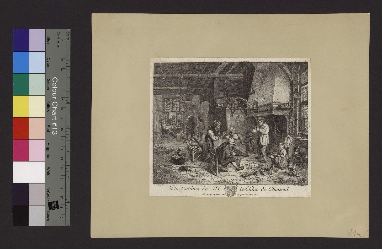 Conversation de paysans dans une auberge