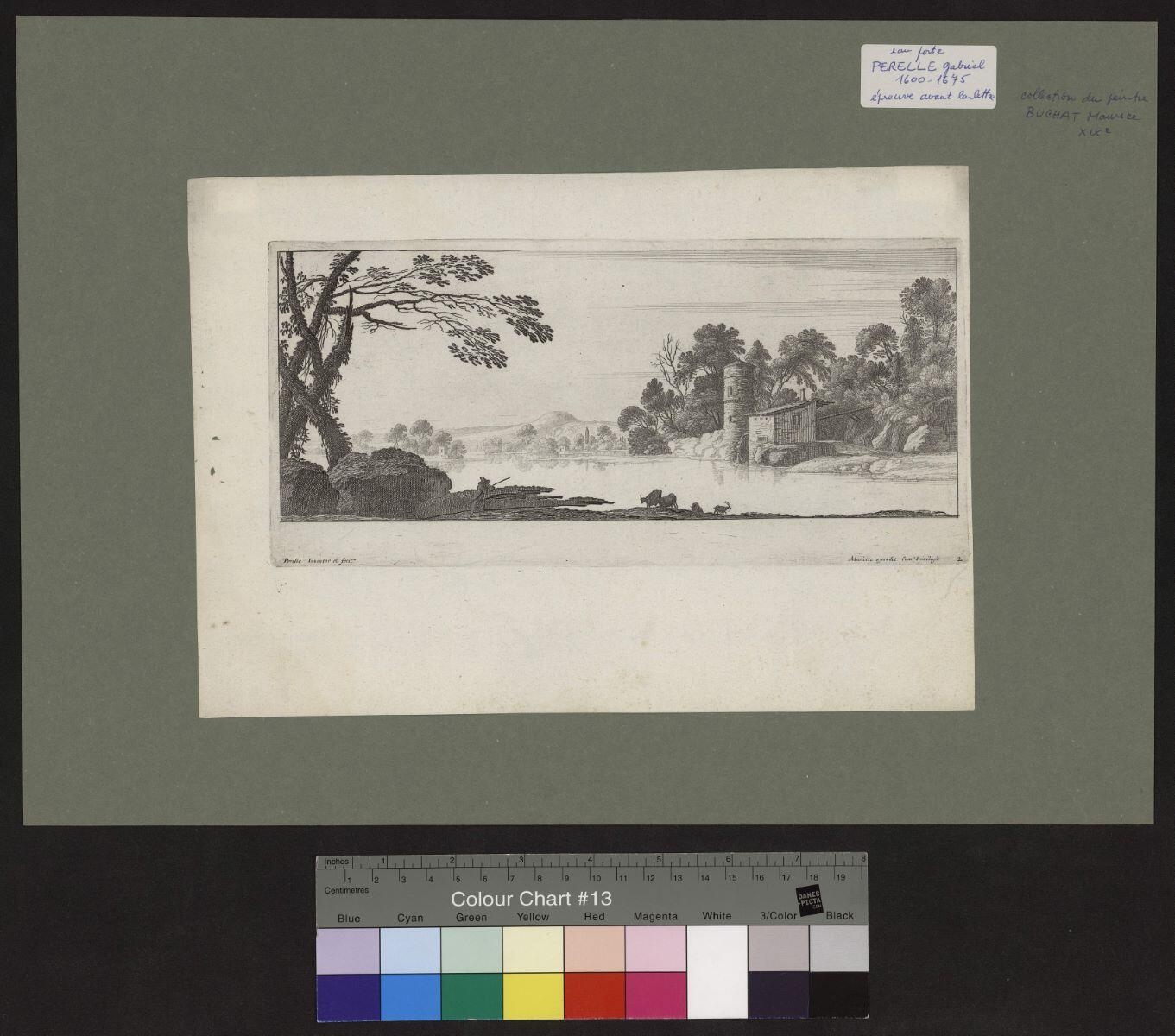 2e planche de la suite "paysages ornés de ruines d'architecture"