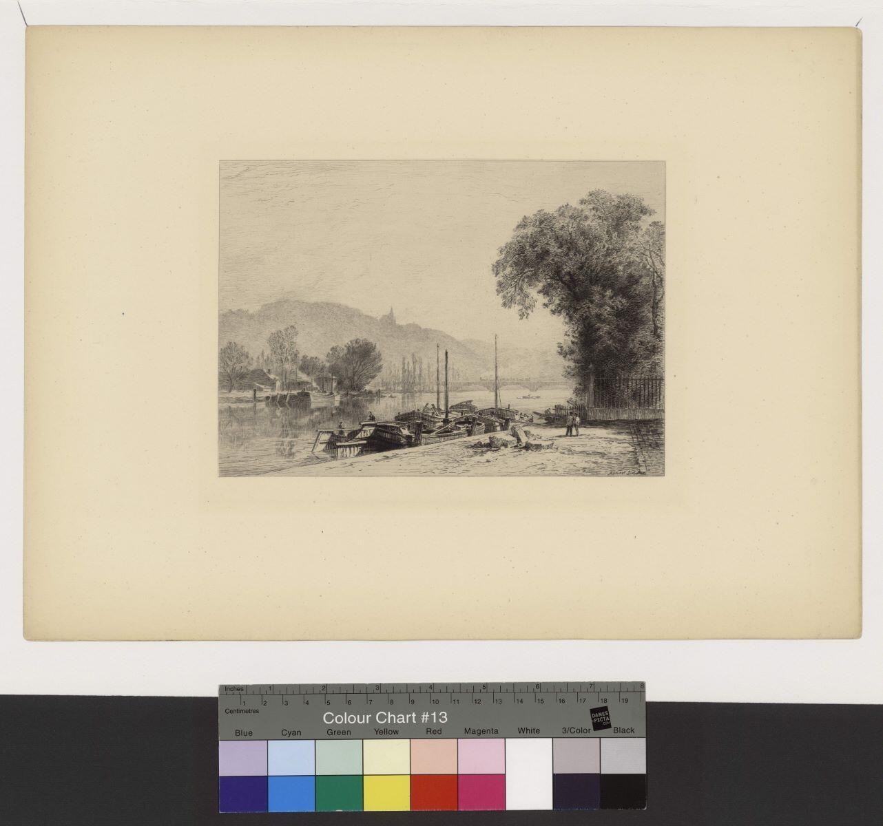 Les Bords de la Seine à Rouen (le Cours-la-Reine)