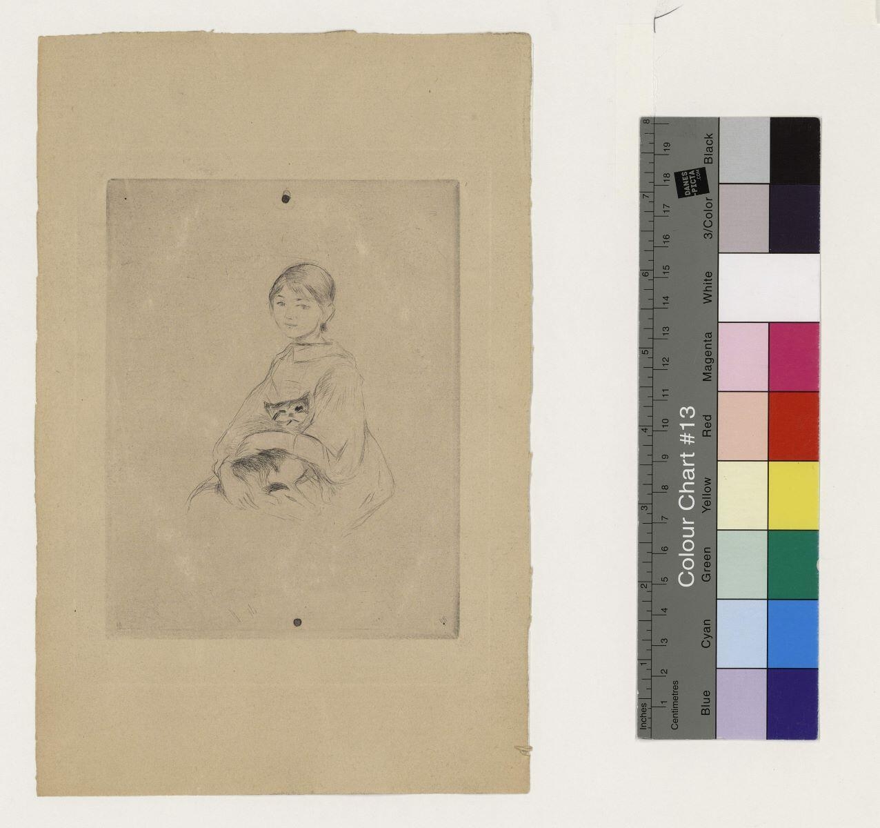 Fillette au chat (Julie Manet)