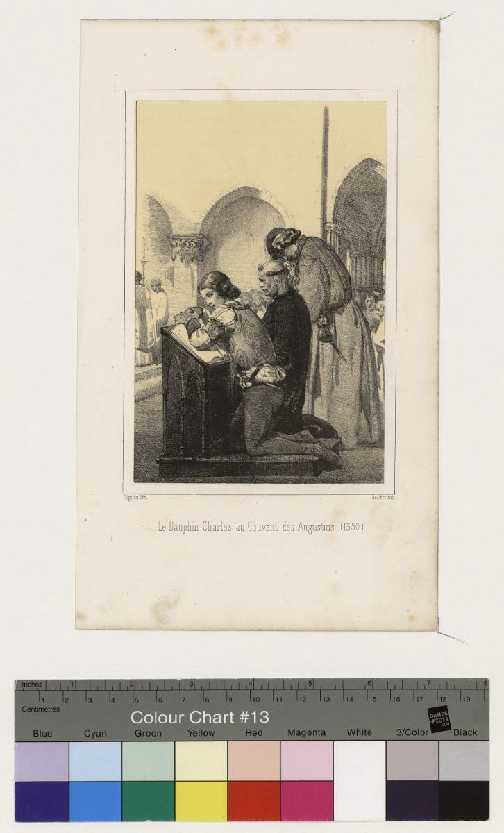 Le Dauphin Charles au couvent des Augustins (1350)