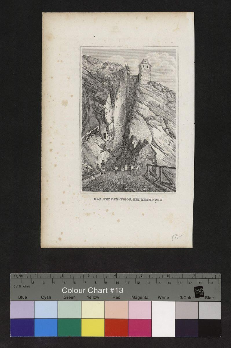 Das Felsen Tor bei Besançon [La Porte taillée près de Besançon]