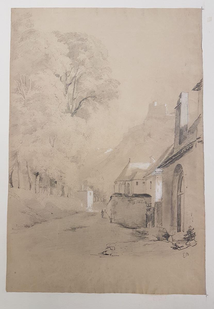 Le chevet de l'église des Jacobins à Besançon