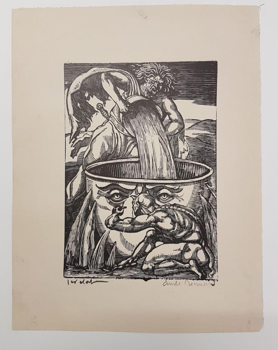Illustration pour Les Fleurs du Mal de Charles Baudelaire