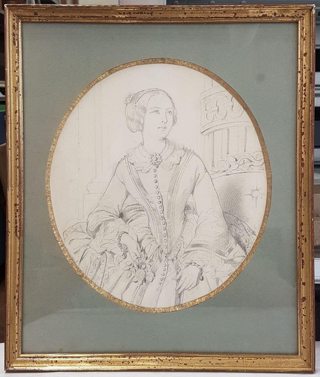 La fille à la rose. Portrait de Marie Devéria