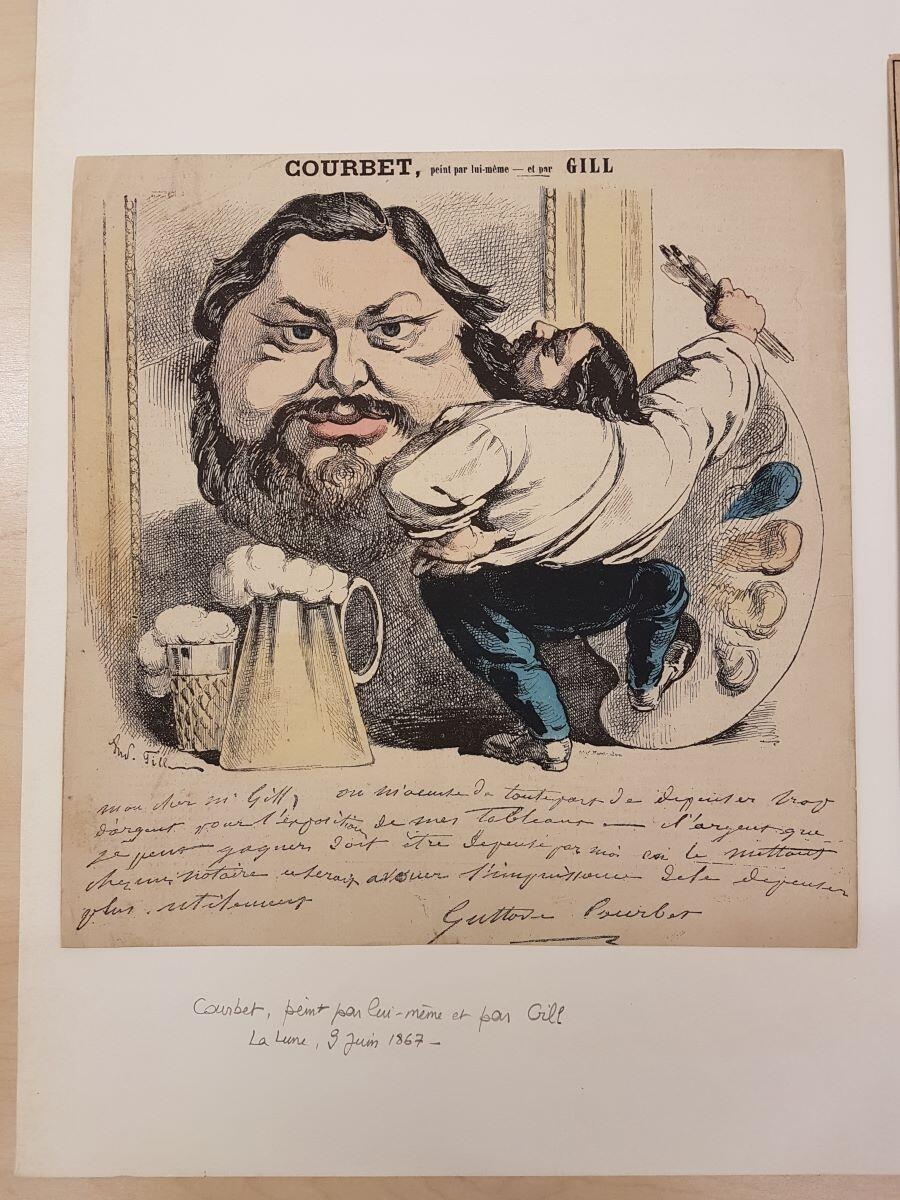 Courbet peint par lui-même - et par Gill