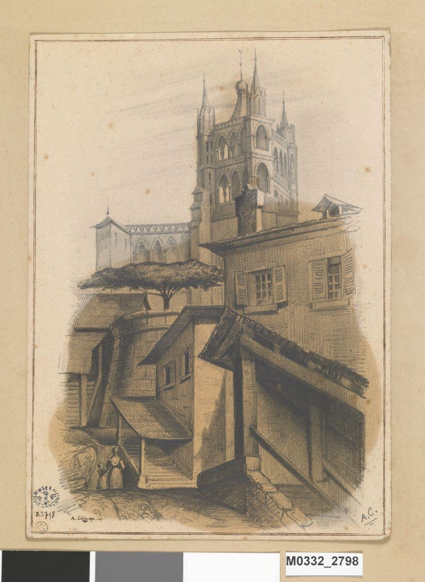 Vue d'une ville du midi