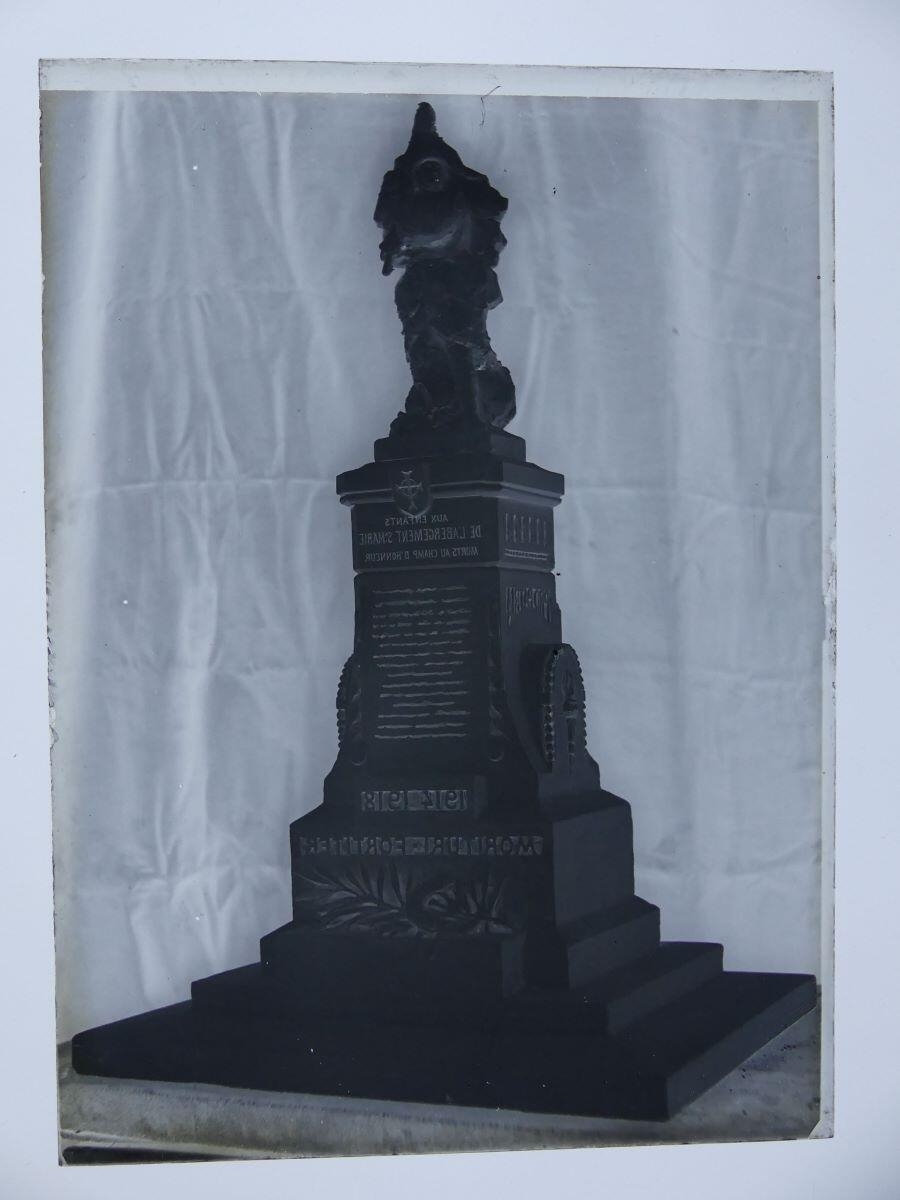 Maquette du monument aux morts de Labergement-Sainte-Marie