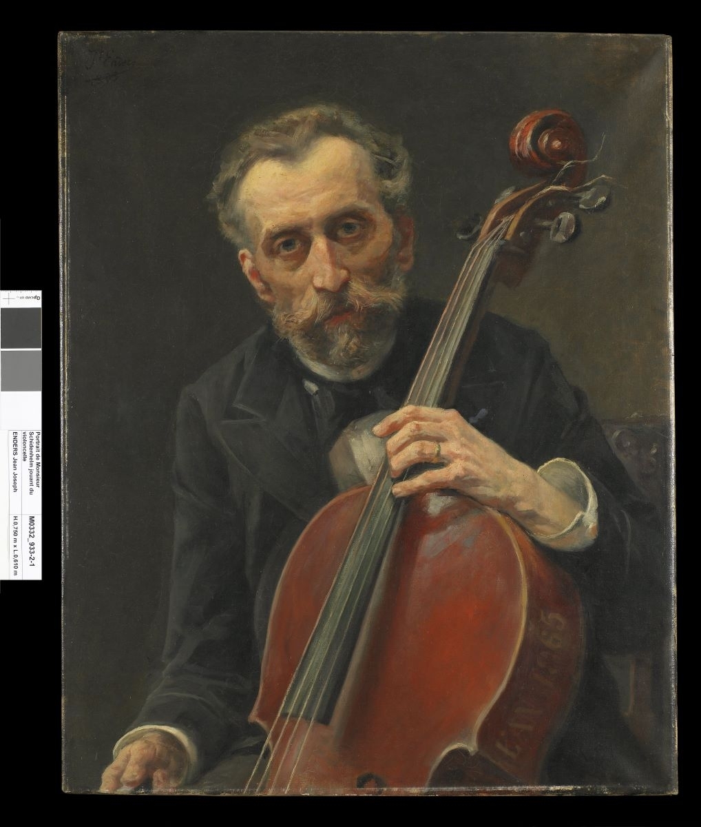 Portrait de Jacques Schidenhelm, violoncelliste