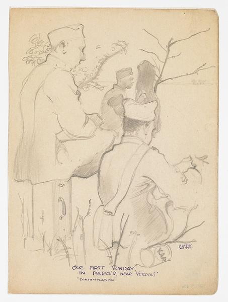 Our first sunday in Parois near Verdon - Contemplation