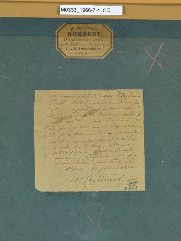 Autoportrait de Julie Considérant, née Vigoureux