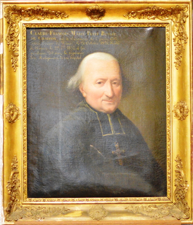 Portrait de Monseigneur François-Marie Petit-Benoit de Chaffoy, vicaire général de l'Archevêché de Besançon, supérieur des Religieuses Hospitalières de Besançon