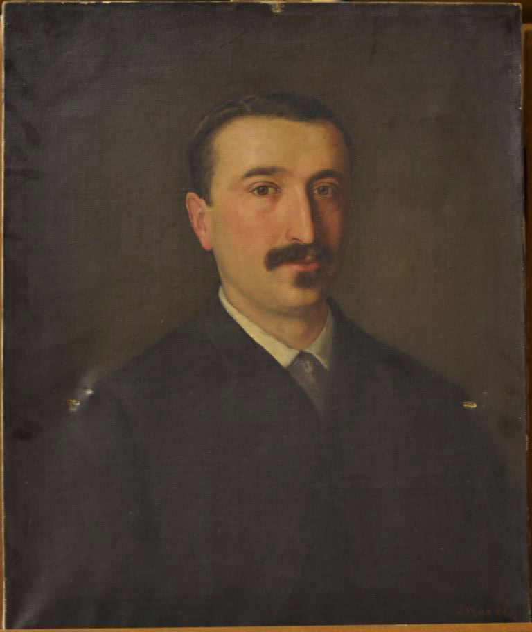 Portrait du père ou du grand-père de Bernard Bossy, fabricant en horlogerie