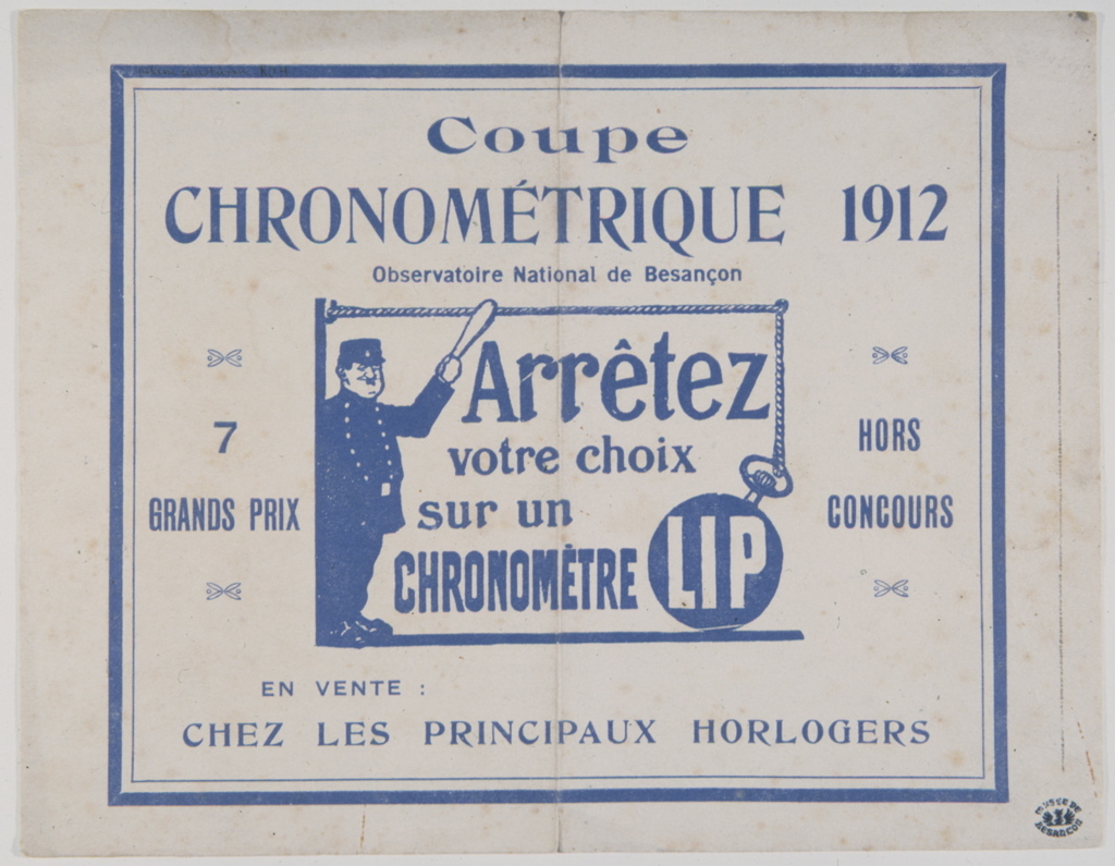 Arrêtez votre choix sur un CHRONOMETRE LIP