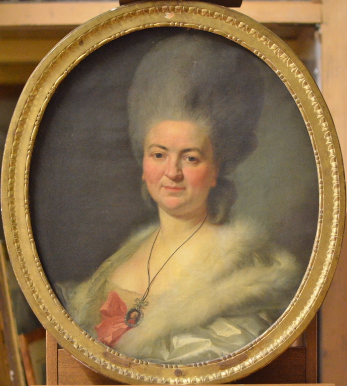 Portrait de Madame Aimée Pierrette de la Palize à trente-huit ans