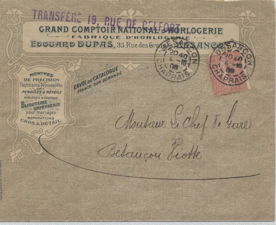 Grand comptoir national d'horlogerie Edouard Dupas