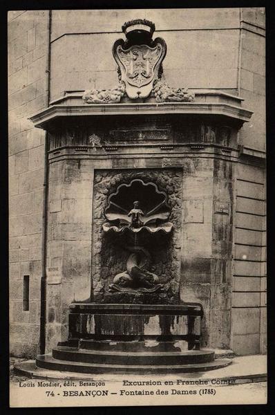 Excursion en Franche Comté - BESANÇON - Fontaine des Dames