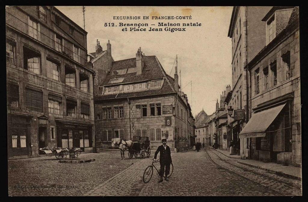 Excursion en Franche Comté - BESANÇON - Maison Natale et Place Jean Gigoux