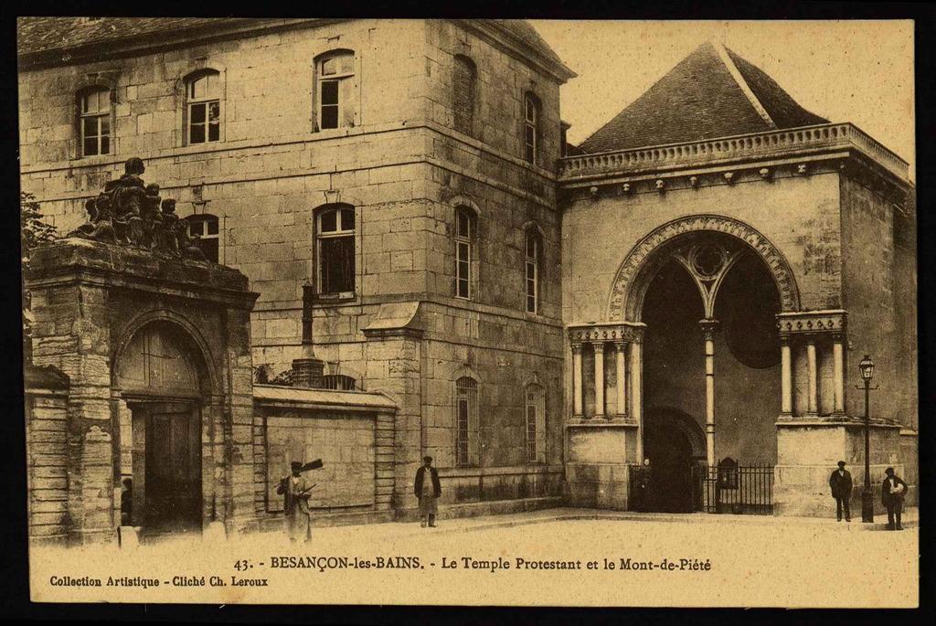 BESANÇON-les-Bains - Le Temple Protestant et le Mont-de-Piété
