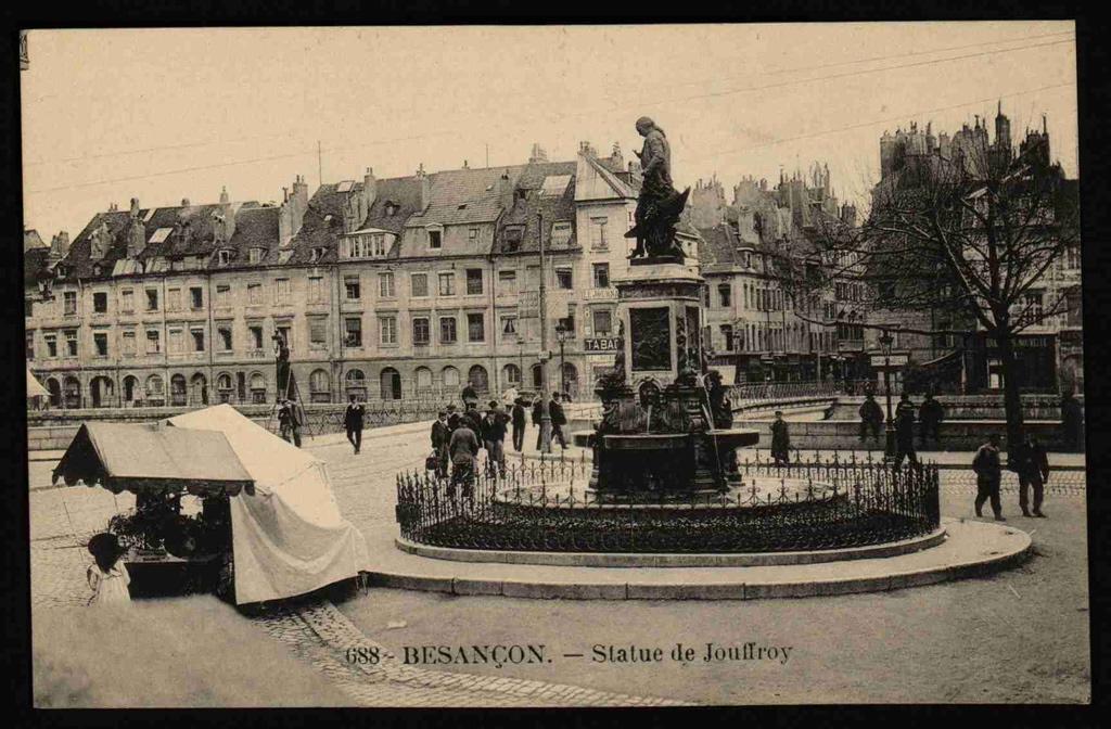 BESANÇON - Statue de Jouffroy