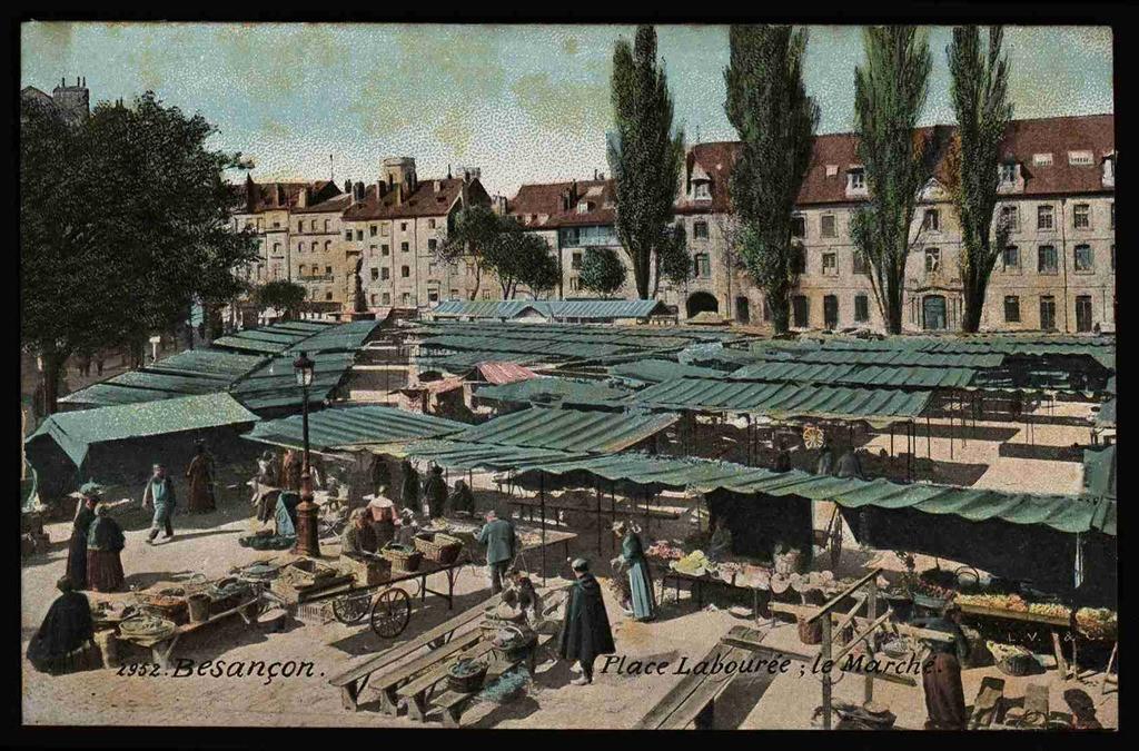 Besançon - Place Labourée - le Marché