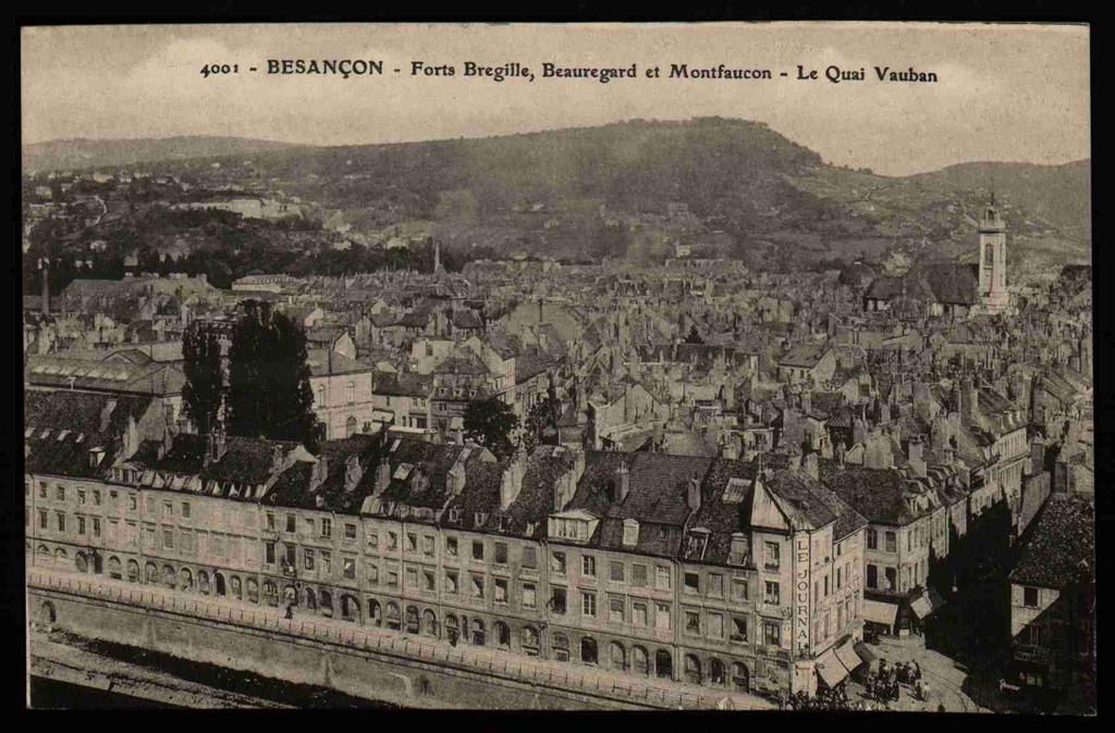 BESANÇON - Forts Bregille, Beauregard et Montfaucon - Le Quai Vauban