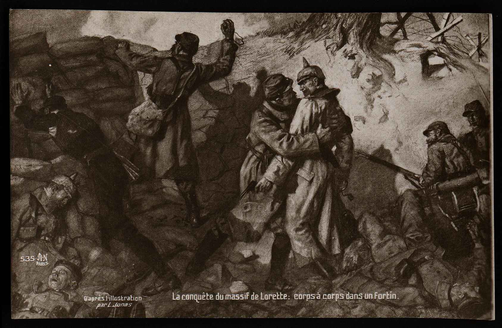 La conquête du massif de Lorette : corps à corps dans un fortin