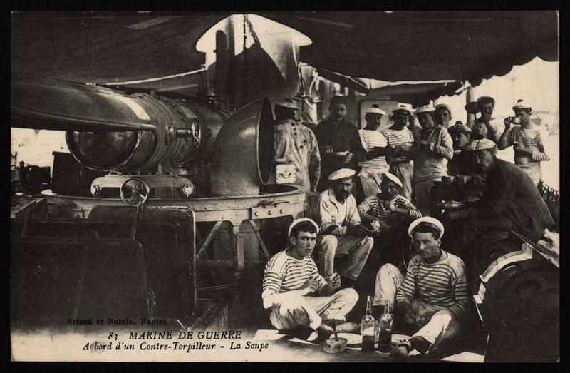 A bord d'un Contre-Torpilleur - La Soupe
