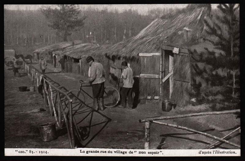 La grande rue du village de 'Bon espoir '
